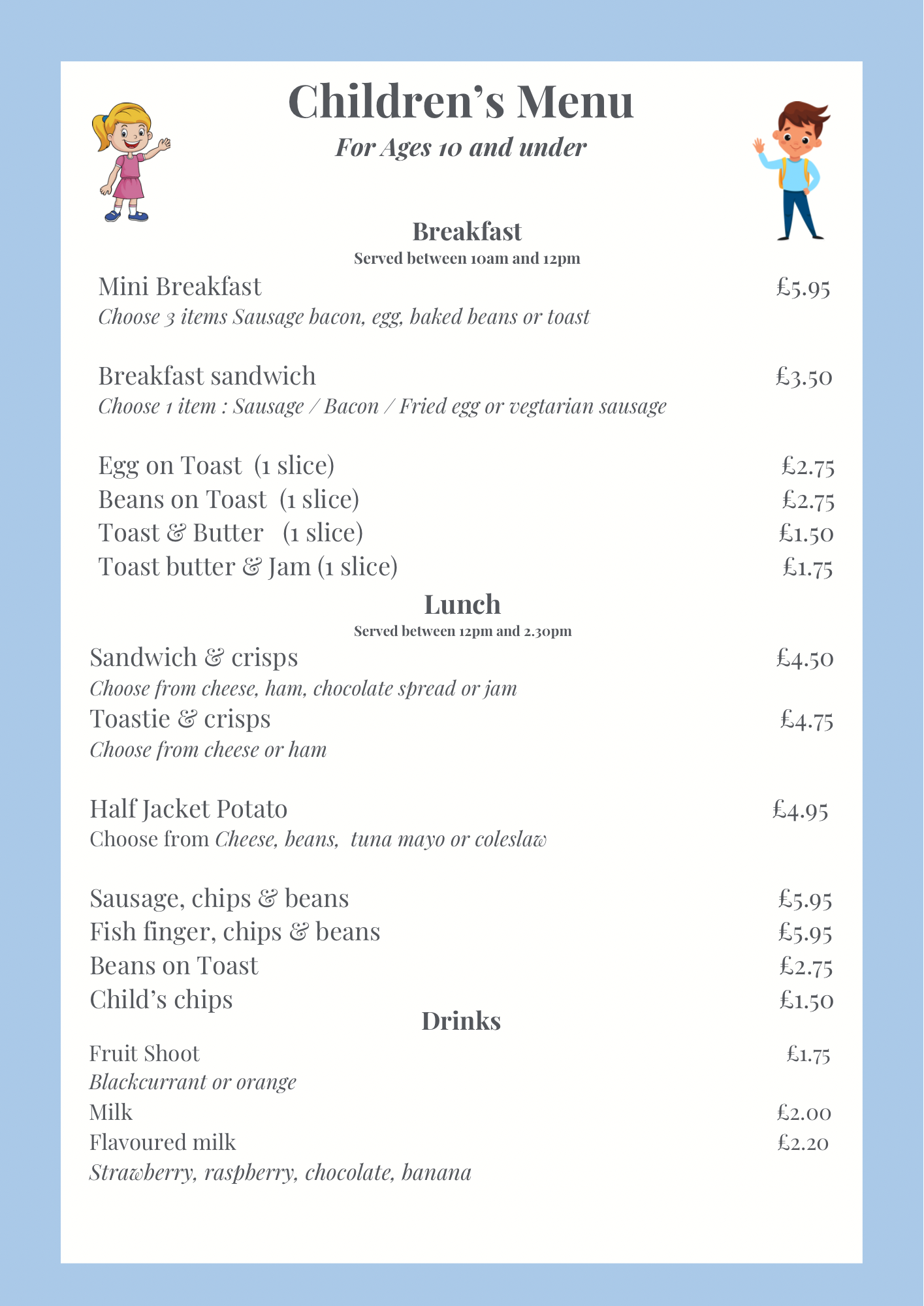 Beckets Tea Rooms - Breakfast